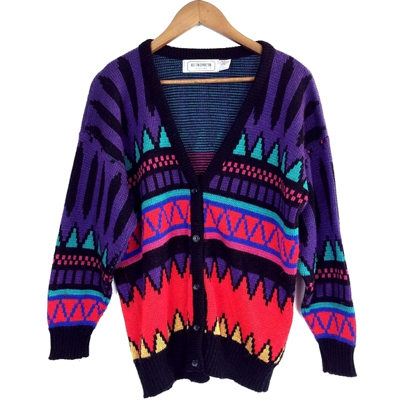 Vintage 90's Western Connection Cardigan Sweater